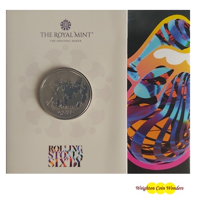 2022 BU £5 Coin Pack - Music Legends - Rolling Stones